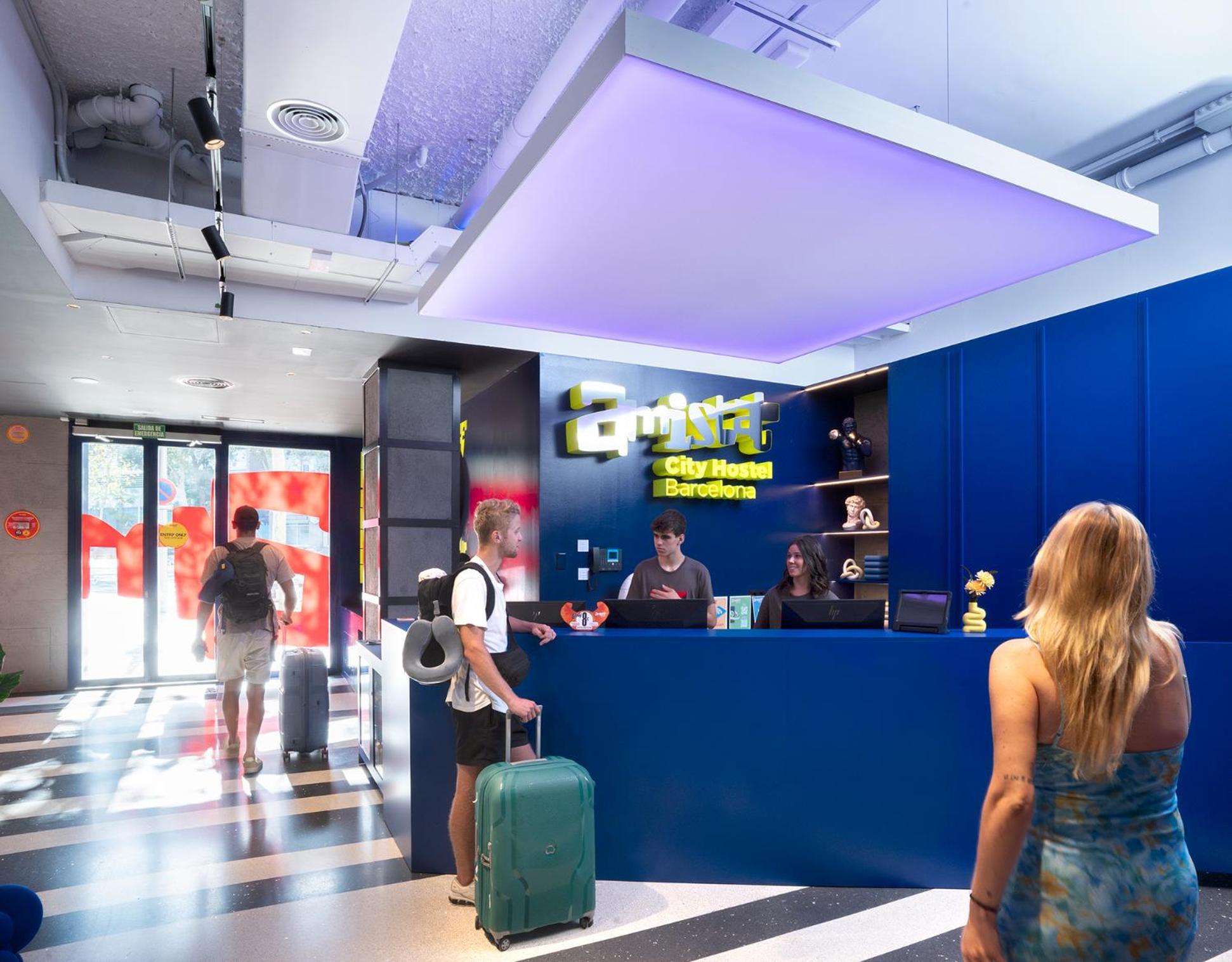 Amistat City Hostel Barcelona Eksteriør billede