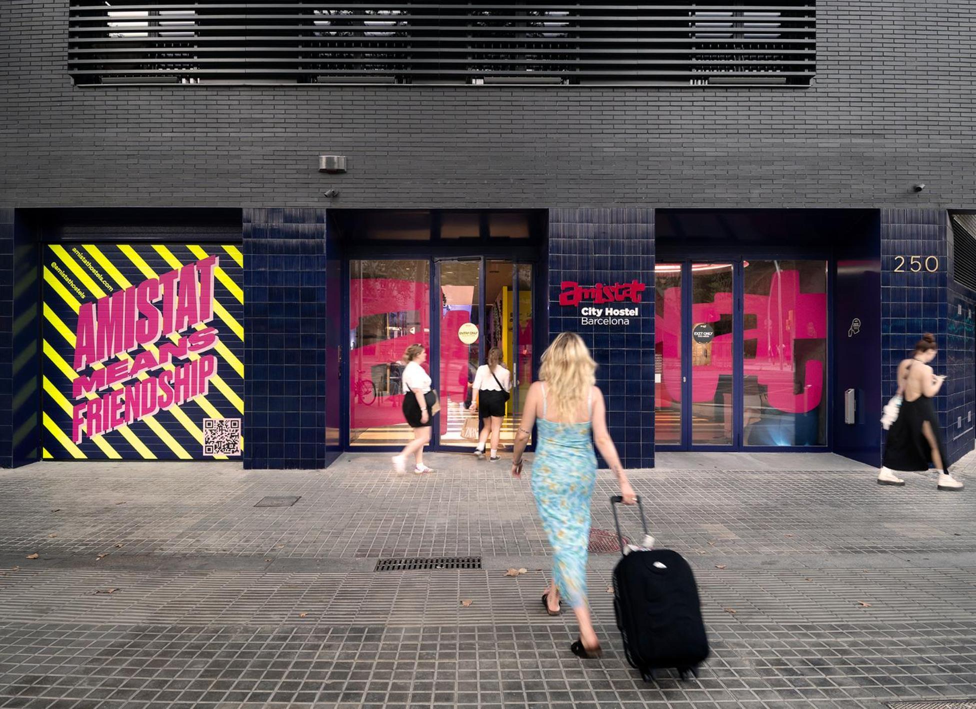 Amistat City Hostel Barcelona Eksteriør billede