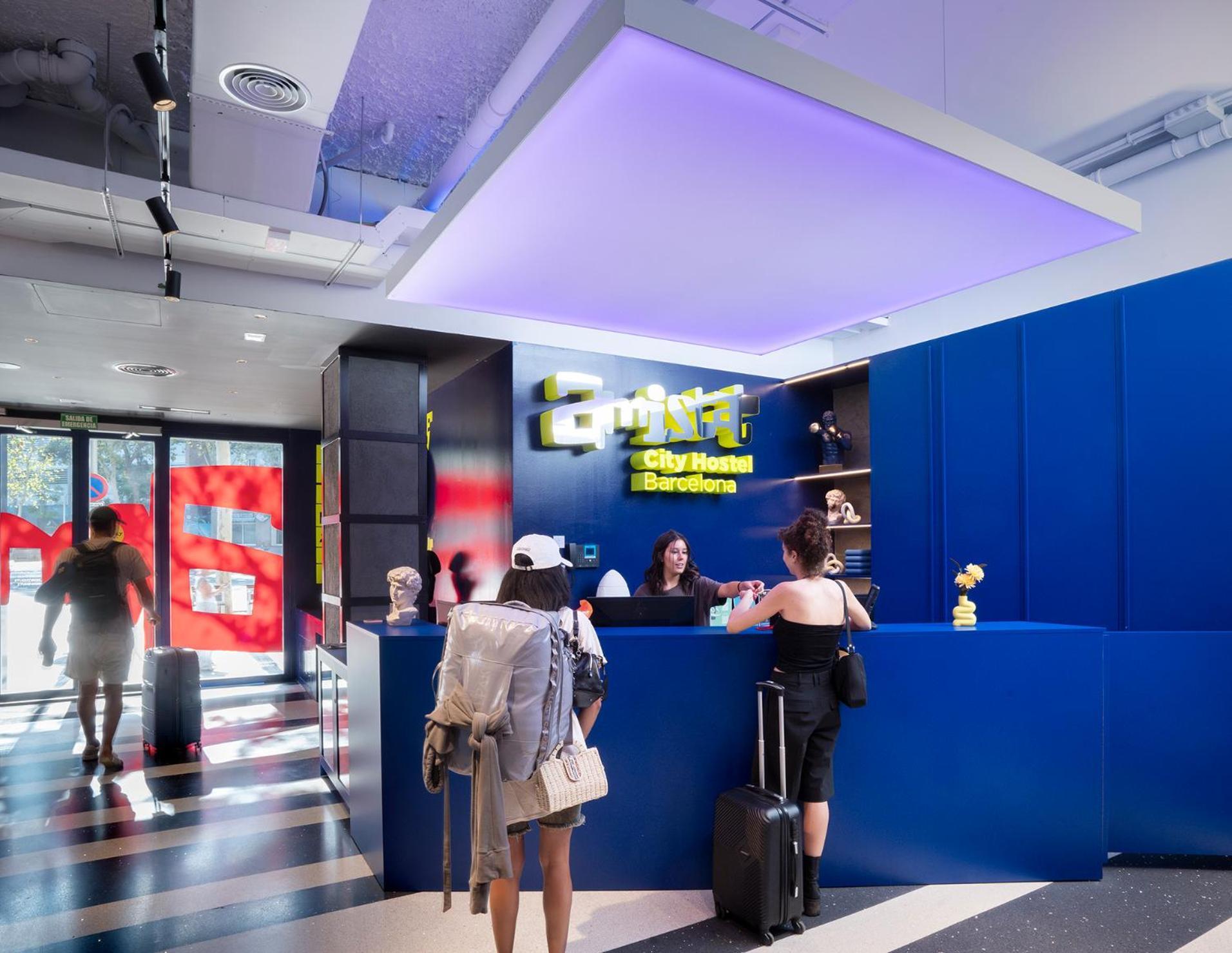 Amistat City Hostel Barcelona Eksteriør billede